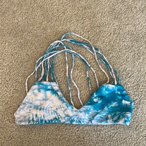 Mikoh bikini top S tie dye